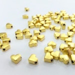 10 Pcs 7 Mm Gold Plated Heart Charms G9819 - Etsy 10 Pcs 7 Mm Gold Plated Heart Charms  G9819 - Etsy