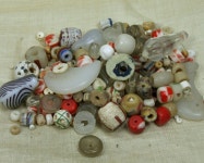 Grab Bag of Awesome Glass Trade Beads WHITES GTB972 - Etsy
