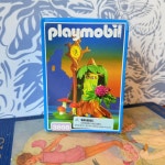 Playmobil Tree Stump Goblin W Glowing Staff Set 3898 | 1998 Enchanted Woods Fantasy Series | Factory Sealed NIB NOS | Rare... 