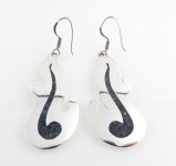 Sodalite Mosaic Drop Earrings  Sterling Silver Pierced J6769 | Etsy