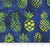 Beach Batiks Pineapples Dk Blue 4362 27 From Moda Fabrics - Etsy Beach Batiks  Pineapples Dk Blue 4362 27 From Moda Fabrics - Etsy