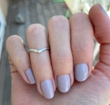 Midi Rings Sterling Silver Knuckle Ring Chevron Stacking - Etsy
