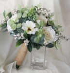 Green cream white wedding bouquet. Cottage garden bouquet | Etsy Green, cream, white wedding bouquet. Cottage garden bouquet... 