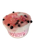 Strawberry Boba Tea Slime Glossy Slime Thick Slime - Etsy