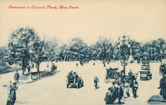 Vintage Postcard, New York, New York, Entrance to Central Park, Ca 1910 - Etsy