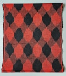 Japanese Kimono Fabric H1507 - Red and Black Plaid Wool Remnant - 45 - Etsy