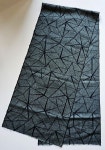 Japanese Kimono Fabric H1561 - Shard Pattern Wool Blend Remnant - 64 - Etsy