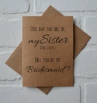 ONE Day You Will Be My Sister Until Then Will You Be My - Etsy