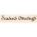 Seasons Greetings 1451H Beeswax Rubber Stamps Unmounted - Etsy