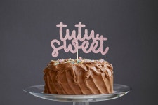 Tutu Sweet Cake Topper Glitter Second Birthday. Birthday - Etsy Tutu Sweet Cake Topper  Glitter  Second Birthday. Birthday - Etsy