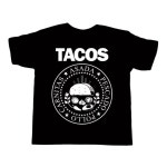 TACOS Ramones kid's T-Shirt funny children's Taco | Etsy