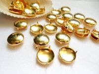 20 Gold Round Dome Studs 16mm 32-2-A - Etsy