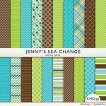 Digital Paper Jennys Sea Change 20  Sheets  | Etsy