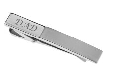 Engraved Tie Clip, Personalized Tie Clip, Silver Tie Clip, Tie Clip, Tie Bar, Groomsmen Gift, Fathers Day Gift, Buy 6 Get 7th... 