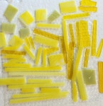 YELLOW MIX Scrap Glass b25-yms1 ONE Pound for Stained Glass / Mosaic Work / Art Project - Etsy