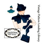 1930s Ladies Hat, Gloves, Collar and Purse Ensemble INSTANT DOWNLOAD Reproduction 1934 Sewing Pattern H1353 PDF Print at Home - Etsy