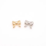 H592-2PCS/20PCS, 7*6mm Dainty Ribbon Bow Charm, Dainty Ribbon Pendant for Necklaces & Bracelets - Etsy