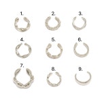 Rhodium Plated Ear Cuff, Non-pierced Earring, Nickel Free [H1014-1 Pc/20 Pcs] - Etsy