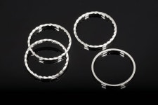 H1137-10ea/100ea-ternary Alloy Plated-14mm Round Cutting Ring, Closed Ring - Etsy