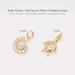 HL004,H2368-1PC/20PCS, Pearl Conch Charms, CZ Shell Pendant, CZ Turtle Charms, Bracelet Necklace for DIY Jewelry Making Supply - Etsy