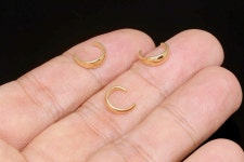 H1014-mini Ear Cuff No.9-1pc/20pcs, 16K Real Gold Plated Non-pierced Earring, Simple Ear Cuff, Wholesale Jewelry Findings, Nickel... 