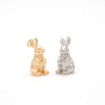 H1363-2PCS/20PCS, 3D Little Bunny Charm, Mini Rabbit Pendant, Tiny Bunny Figurine Charm - Etsy