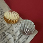 H1176-1pair/10pairs, Clam Earrings, Seashell Earrings, Ocean Earring, Sea Earring, Jewelry Making Supplies - Etsy