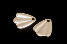 H1365-4ea/40ea-gold Plated-17*20mm Seashell Charms, Jewelry Making, Wholesale Jewelry Finding, Jewelry Supplies, Wholesale... 
