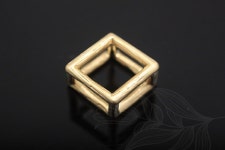 Matte Gold Plated Brass Cube Pendant, Cube Beads [H1046-2PCS/20PCS] - Etsy