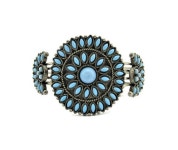 Nancy & Rise New York Petit Point Bracelet/faux Turquoise | Etsy