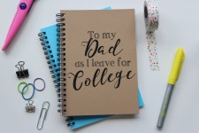To My Dad as I Leave for College... 5 X 7 Journal - Etsy To My Dad as I Leave for College...  5 X 7 Journal - Etsy