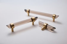 Smoke Angled Lucite Drawer Pulls and Cabinet Hardware by - Etsy