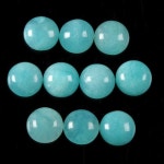 G2005 10 Pcs 6mm Amazonite Gemstone Round Cab Cabochon - Etsy