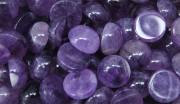 G0526 10pcs 10mm African Amethyst Gemstone Round Flatback Cab Cabochon - Etsy