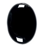 G2482 40mm Black Onyx Agate Oval Flatback Cab Cabochon - Etsy