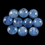 G1576 10 Pcs 6mm Kyanite Gemstone Round Cab Cabochon - Etsy