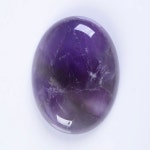 G2496 40mm African Amethyst Oval Flatback Cab Cabochon - Etsy