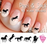 Horse Nail Art Decals Western Horse Nail Art Decal Sticker Set HOR904 Perfect Gift - Etsy