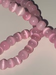 Pink Gemstone Natural Cat Eye Bead 4 Mm G1873 - Etsy