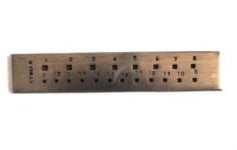 Jewellers Drawplate 6 With 20 Square Holes. J1016 - Etsy