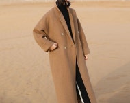I013womens Double Faced Wool Coat Hand Stitched Camel - Etsy