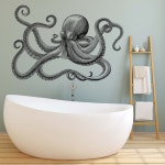 Octopus Wall Sticker - Etsy