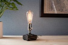 Table Lamp-desk Lamp-edison Steampunk Lamp-rustic Home Decor-gift for Men-farmhouse Decor-home Decor-desk Accessories-industrial... 