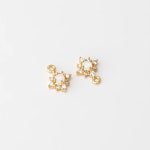 2PCS Flower Cubic Opal Pendant, Flower Charms, Tiny Opal Charms, Making Necklace Supplies, Real 14K Gold Plated G0294-PG - Etsy