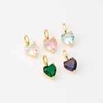 5 X 20mm Aqua Pink Violet Emerald Sapphire Pendant, Minimalist Necklace Making, Real 14K Gold Plated G0426-PG - Etsy