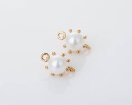 2PCS 5mm Avec Pearl Connector small, Crown Pearl Connector, Wedding Jewelry, Real 14K Gold Plated C0383-PG - Etsy