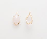 1PC Teardrop Rose Quartz 7 X 10mm Pendant, Charm Pendant Jewelry , 14K Gold-plated G0256-PGRQ - Etsy