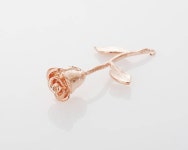 4PCS - Rose Pendant, Rose Gold-plated [P0057-PRG] - Etsy