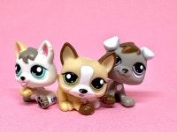 Littlest Pet Shop Authentic EURO LPS Triplets Puppy Dogs 1876 1877 1878 / Vintage Hasbro - Etsy