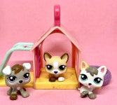 Littlest Pet Shop Authentic EURO LPS Triplets Puppy Dogs 1876 - Etsy